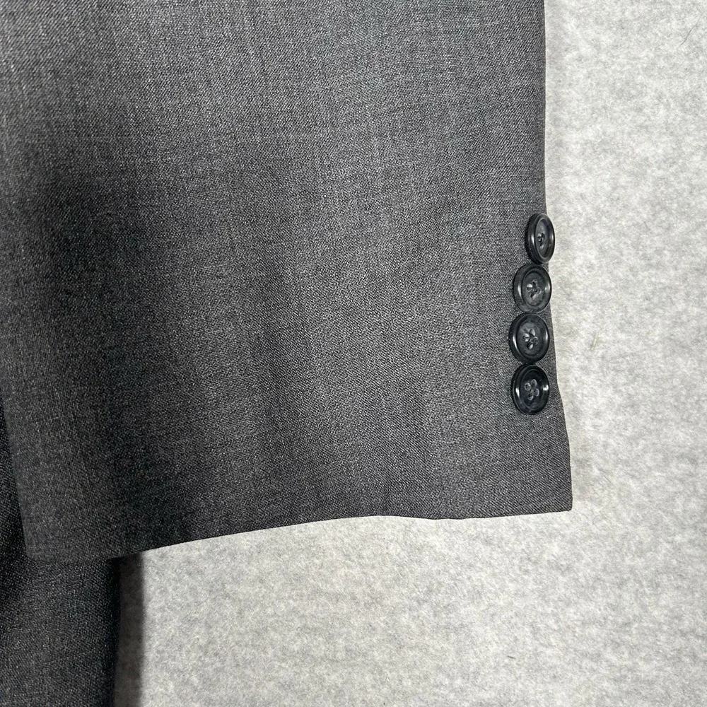 Vintage Burberrys Men's Blazer Sport Coat Jacket 100% Wool Gray FLAWS SEE PICS‎